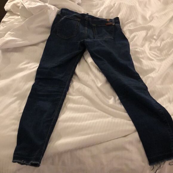 7 for all Mankind Blair raw edge denim jeans size 26 ankle length - Picture 5 of 6